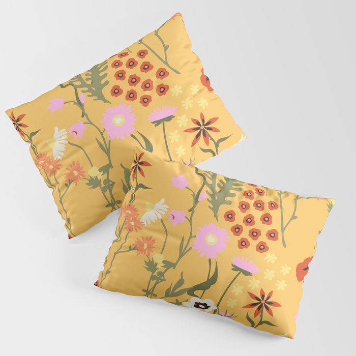 Flower Market. London Pillow Sham Gallery Image 1