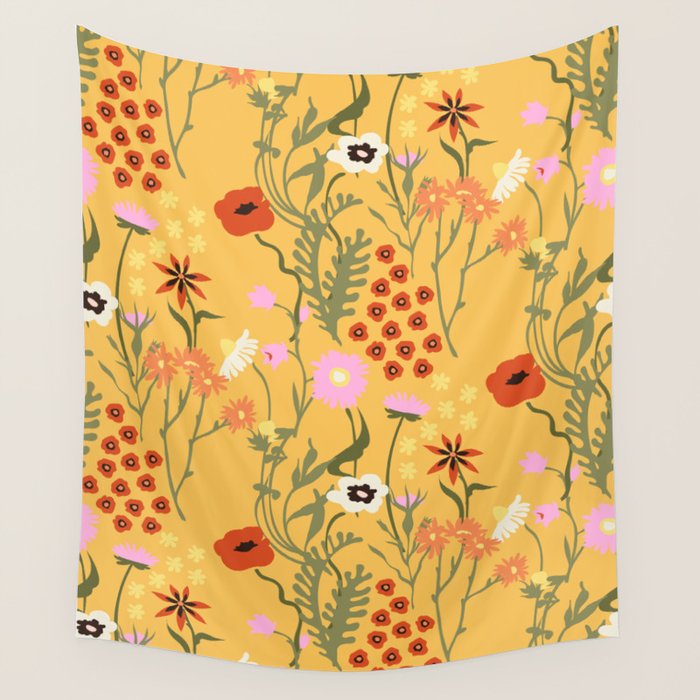 Flower Market. London Wall Tapestry Gallery Image 4