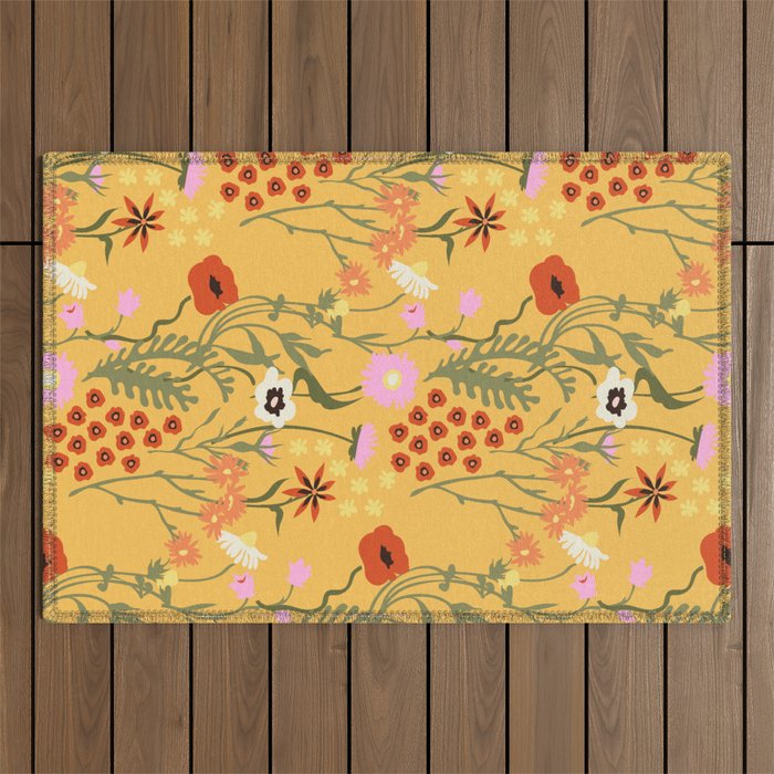 Flower Market. London Outdoor Rug