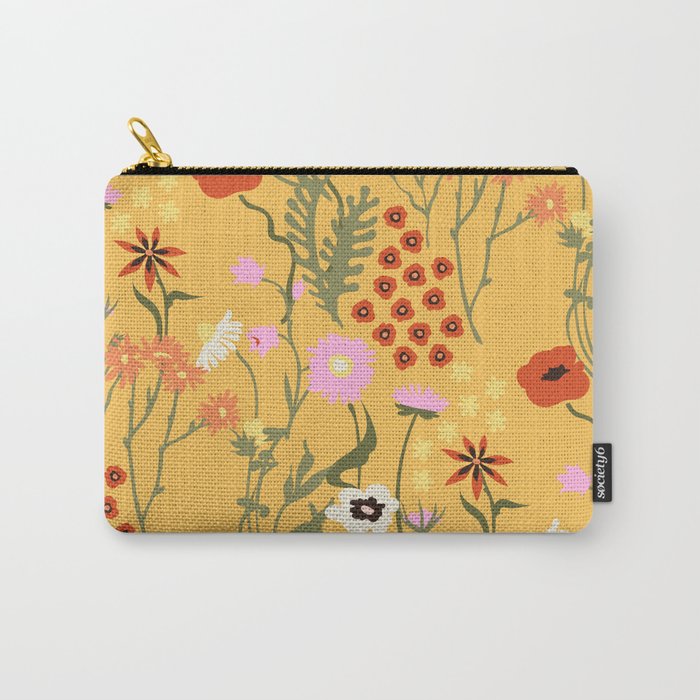 Flower Market. London Carry All Pouch Gallery Image 1