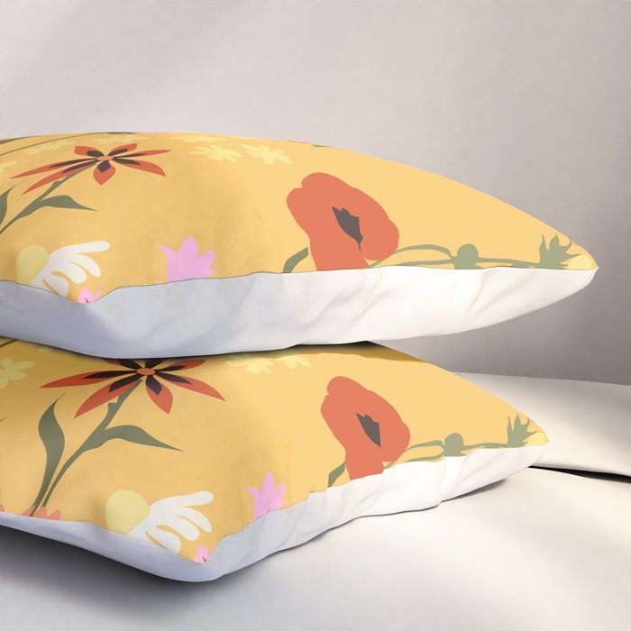 Flower Market. London Pillow Sham Gallery Image 3