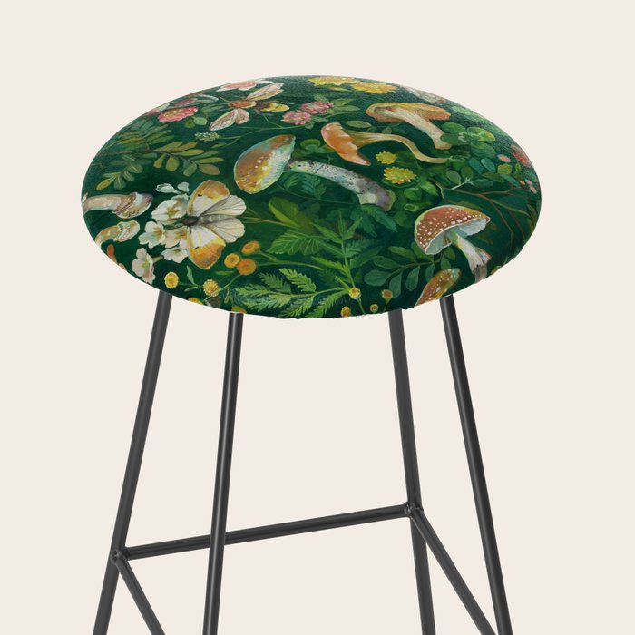 Mushrooms Dandelion Garden Stool Gallery Image 2