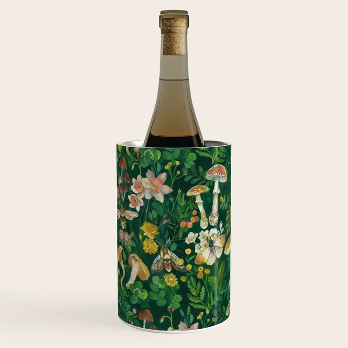 Mushrooms Dandelion Garden Wine Chiller Gallery Image 2