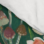 Mushrooms Dandelion Garden Comforter Gallery Image 4