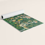 Mushrooms Dandelion Garden Yoga Mat Gallery Image 2
