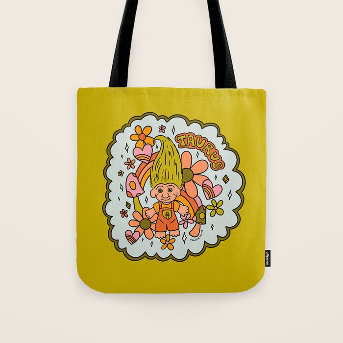 Taurus Troll Tote Bag Gallery Image 1