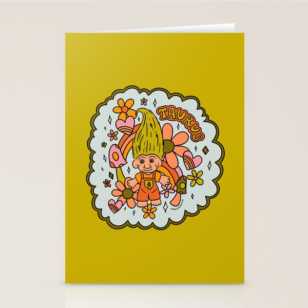 Taurus Troll Stationery Card Gallery Image 1