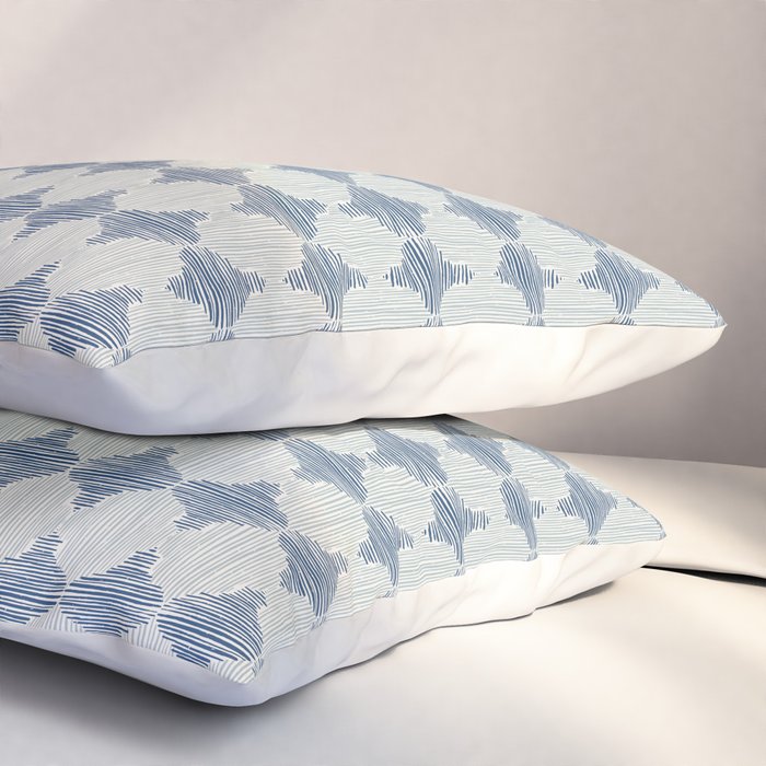 Striped Moroccan Textile Pillow Sham Gallery Image 3