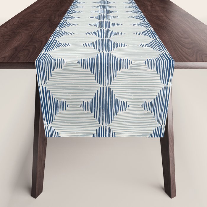 Striped Moroccan Textile Table Runner Gallery Image 1