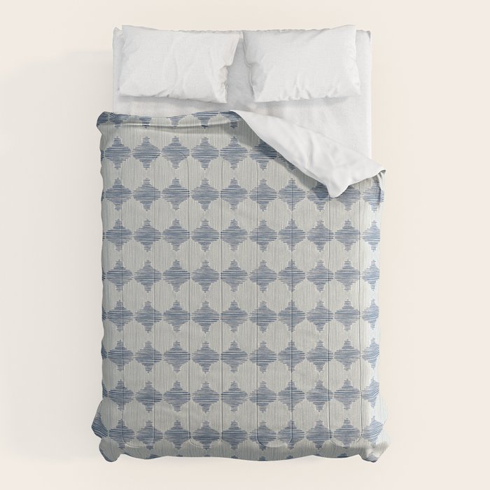 Striped Moroccan Textile Comforter Gallery Image 1