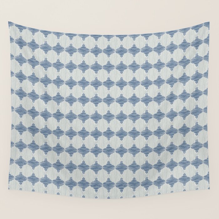 Striped Moroccan Textile Wall Tapestry Gallery Image 4