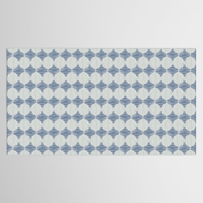 Striped Moroccan Textile Tablecloth Gallery Image 2
