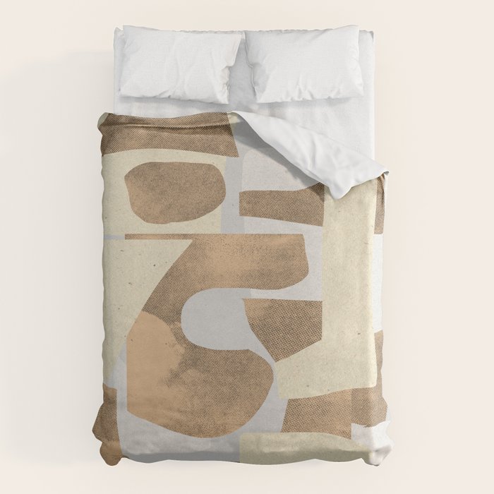 Paper Cut Composition Duvet Cover Gallery Image 1