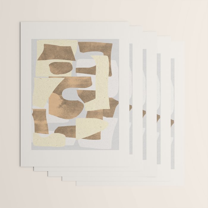 Paper Cut Composition Wrapping Paper Gallery Image 3
