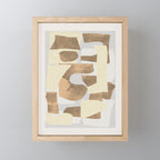 Paper Cut Composition Mini Art Print Gallery Image 1
