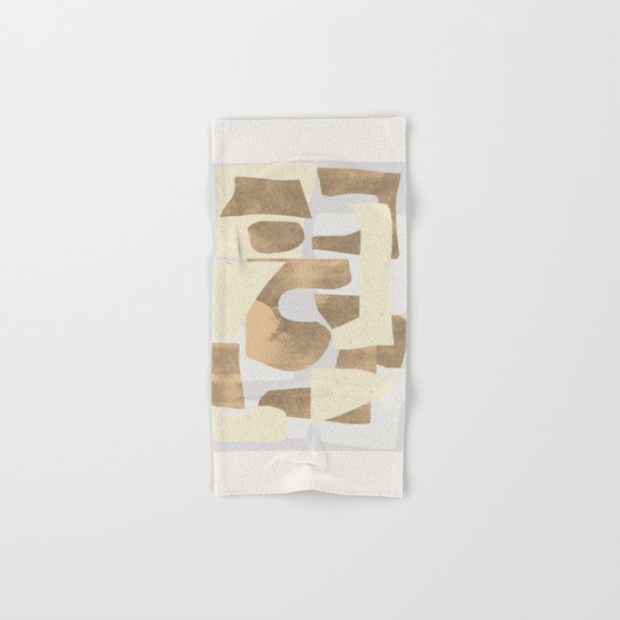 Paper Cut Composition Bath Towel Gallery Image 1