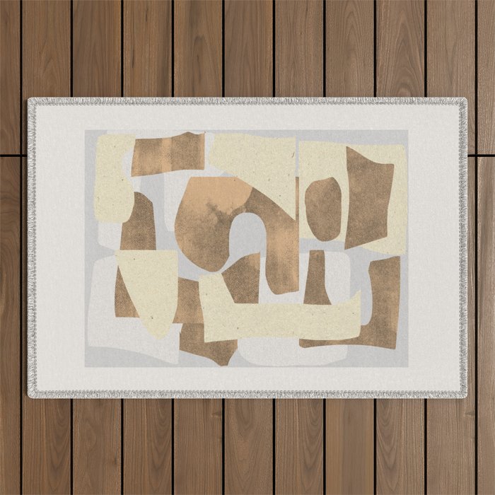 Paper Cut Composition Outdoor Rug Gallery Image 1