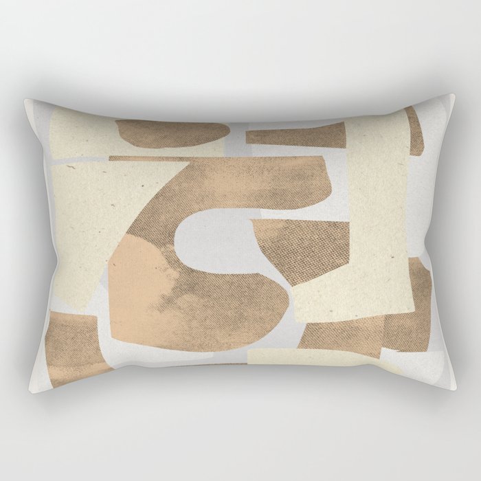 Paper Cut Composition Rectangular Pillow Gallery Image 2