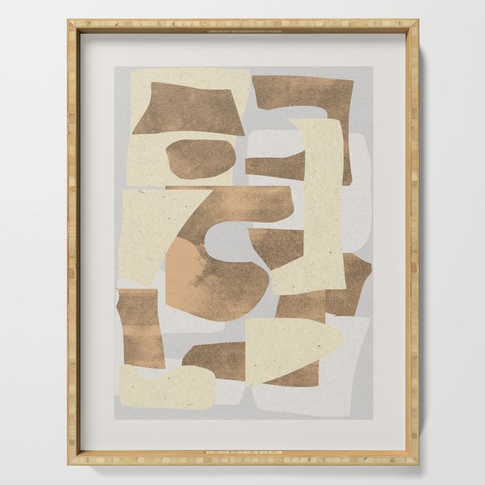 Paper Cut Composition Serving Tray Gallery Image 1