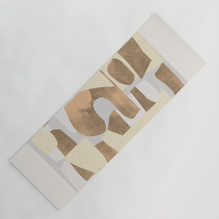 Paper Cut Composition Yoga Mat Gallery Image 1