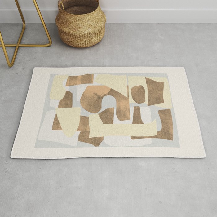 Paper Cut Composition Rug Gallery Image 1