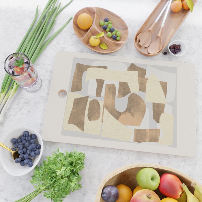Paper Cut Composition Cutting Board Gallery Image 2