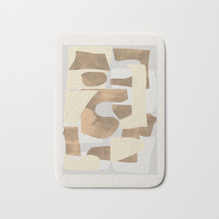 Paper Cut Composition Bath Mat Gallery Image 1