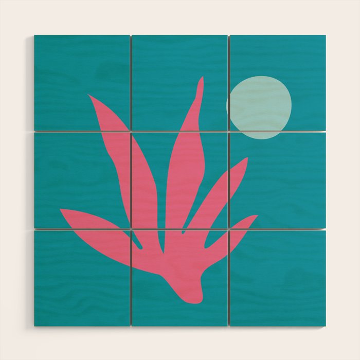 Miami No1 Summer Landscape Wood Wall Art Gallery Image 1