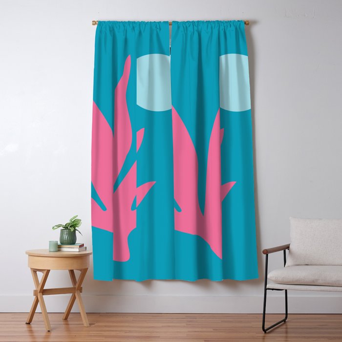Miami No1 Summer Landscape Window Curtain Gallery Image 5