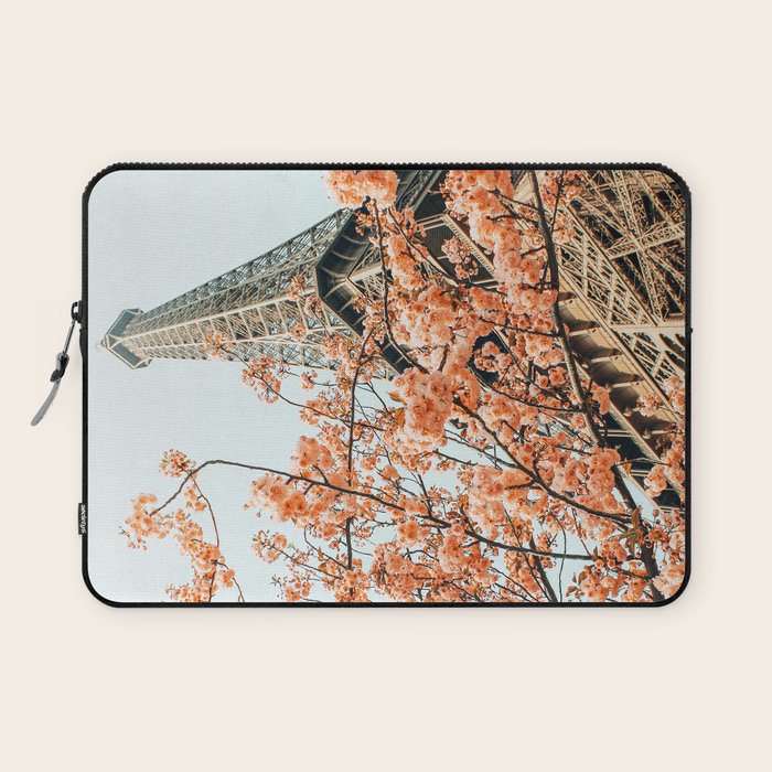 Paris in Spring | Travel Photography Eifel Tower | Wonder Building Architecture Love Laptop Sleeve Gallery Image 1