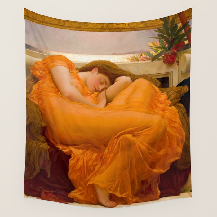 Flaming June, âFrederic Leighton Wall Tapestry Gallery Image 4