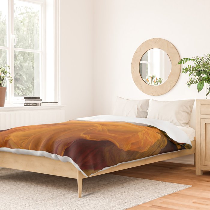 Flaming June, âFrederic Leighton Duvet Cover Gallery Image 2