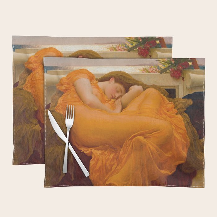 Flaming June, âFrederic Leighton Placemat Gallery Image 1