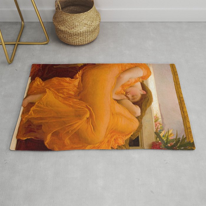 Flaming June, âFrederic Leighton Rug Gallery Image 1
