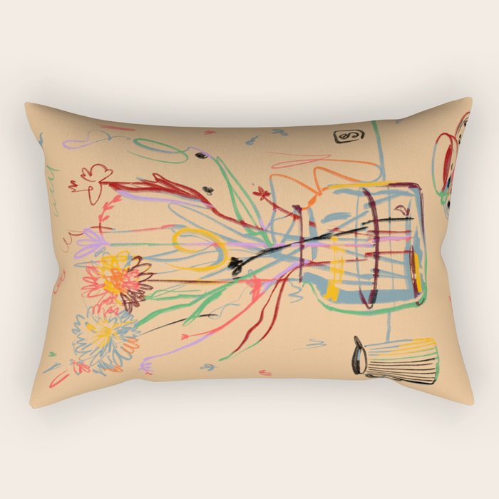 FLOWER FESTIVAL Rectangular Pillow Gallery Image 2