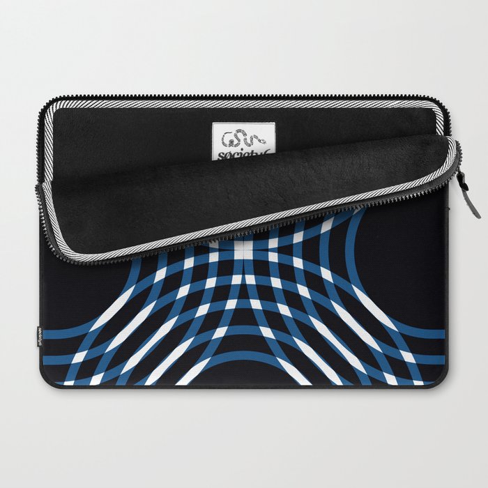 Interwoven - blue Laptop Sleeve Gallery Image 2