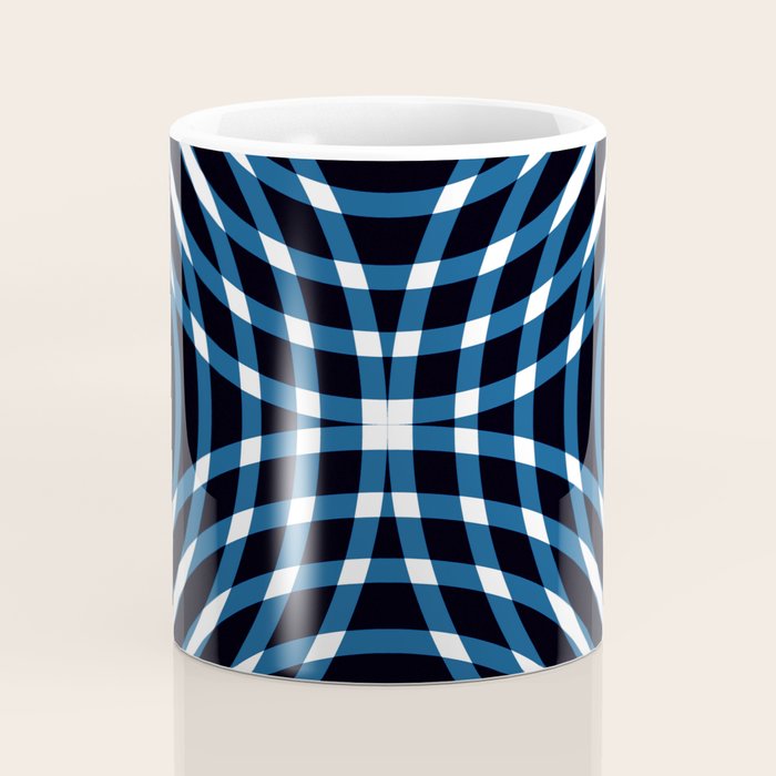 Interwoven - blue Coffee Mug Gallery Image 4