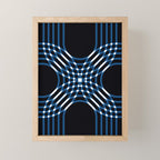 Interwoven - blue Mini Art Print Gallery Image 1