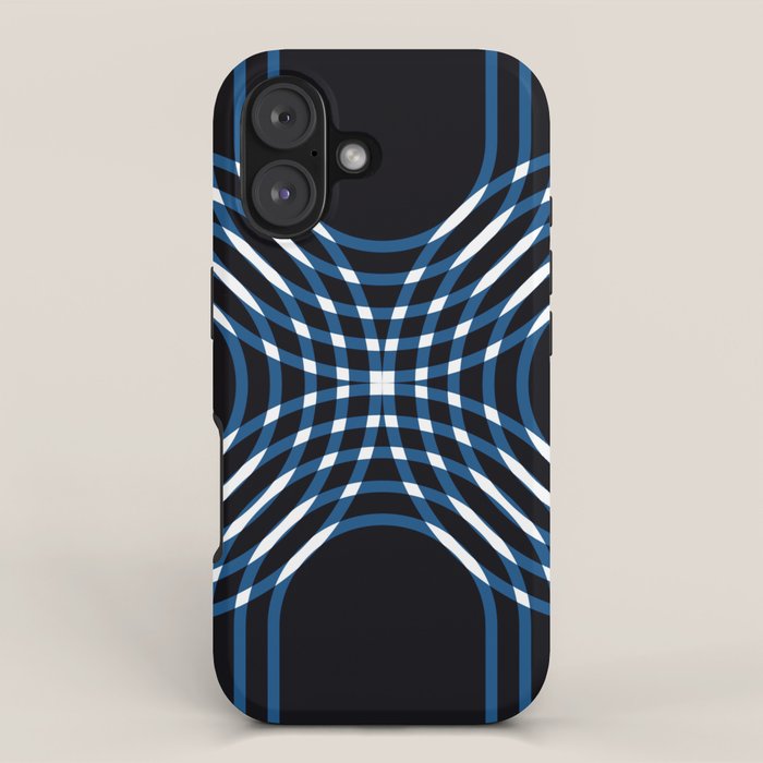 Interwoven - blue iPhone Case Gallery Image 1