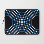 Interwoven - blue Laptop Sleeve Gallery Image 1