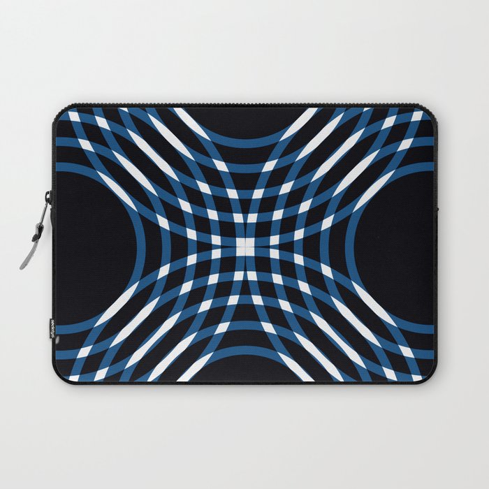 Interwoven - blue Laptop Sleeve Gallery Image 1