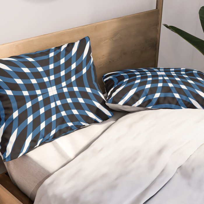 Interwoven - blue Pillow Sham Gallery Image 2