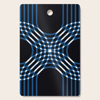 Interwoven - blue Cutting Board Gallery Image 1