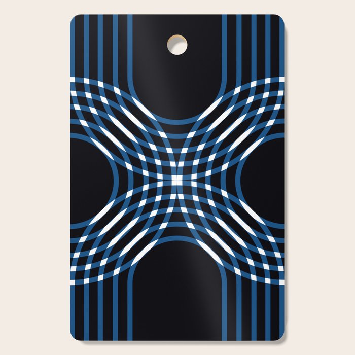 Interwoven - blue Cutting Board Gallery Image 1