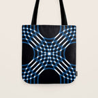 Interwoven - blue Tote Bag Gallery Image 1