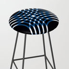 Interwoven - blue Stool Gallery Image 2