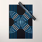 Interwoven - blue Wrapping Paper Gallery Image 1