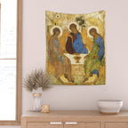 The Holy Trinity By Andrei Rublev Wall Tapestry Gallery Image 2