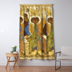 The Holy Trinity By Andrei Rublev Window Curtain Gallery Image 5