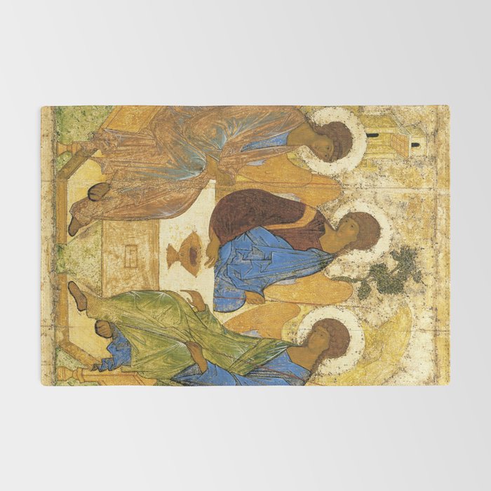 The Holy Trinity By Andrei Rublev Rug Gallery Image 2